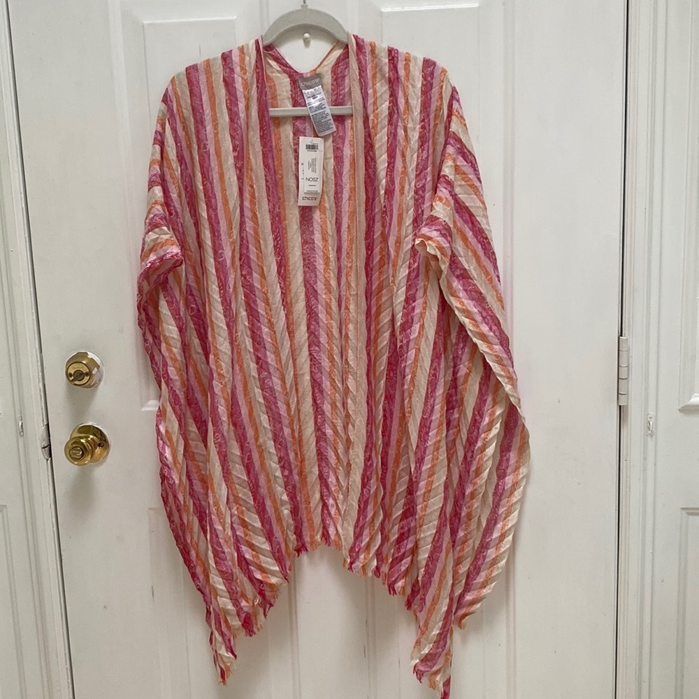 NWT.  Woman’s ruana wrap/coverup/kimono.  One size.